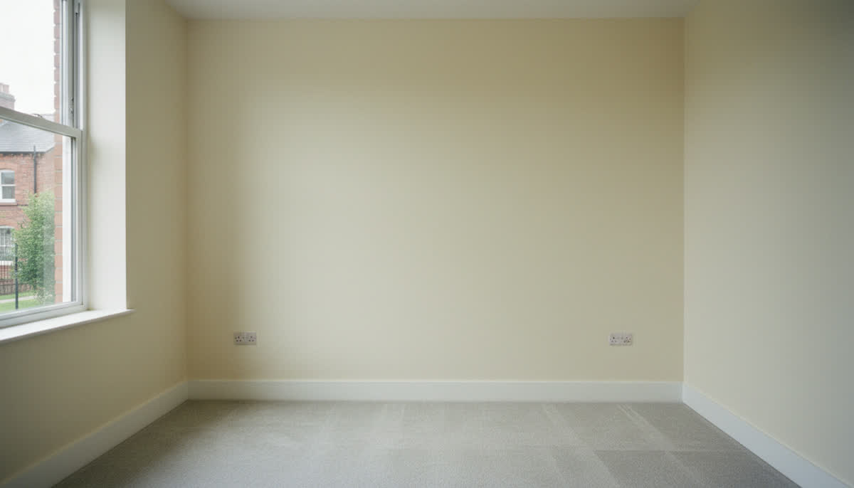 An empty freshly decorated room ready for check-in